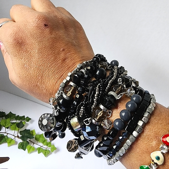 Boho Multi Strand Statement Bracelet - Picture 6 of 8